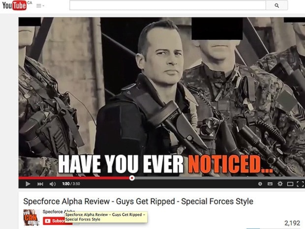 Specforce alpha discount workout