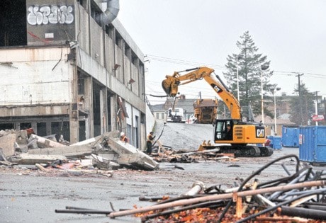 Teardown of the Dave Wheaton lot