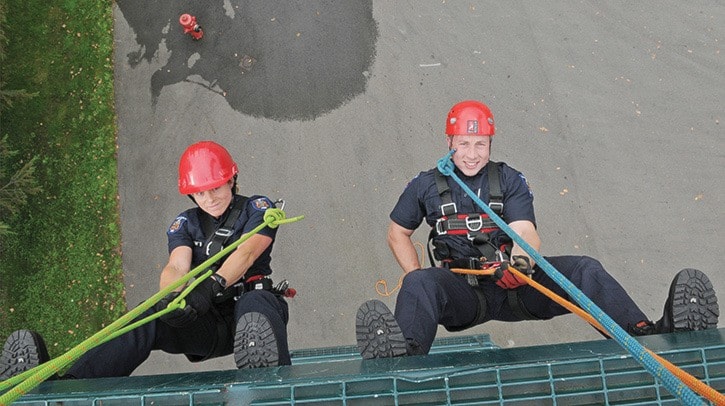 Saanich Firefighters Training 1