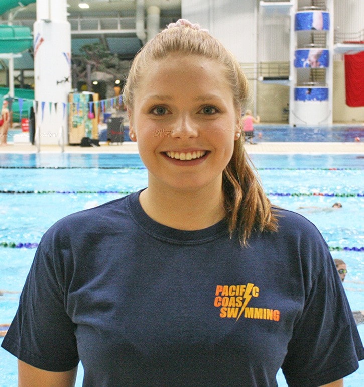Travis Paterson/News staff Lauren Crisp, PCS swimmer, 15, Reynolds secondary.