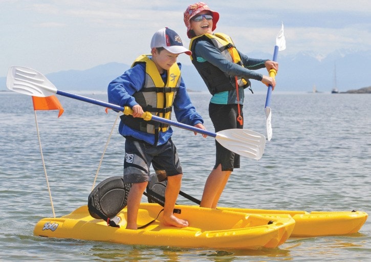 Cadboro Bay paddle boards