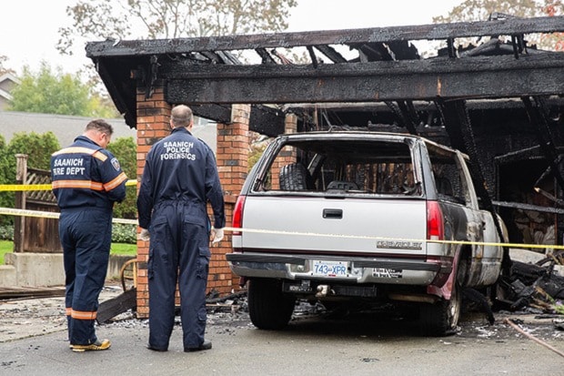 Jacob Zinn/News Staff - A fire broke out at a home in Cedar Hill