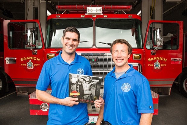 Jacob Zinn/News Staff - Saanich firefighters Dan McLaughlin and