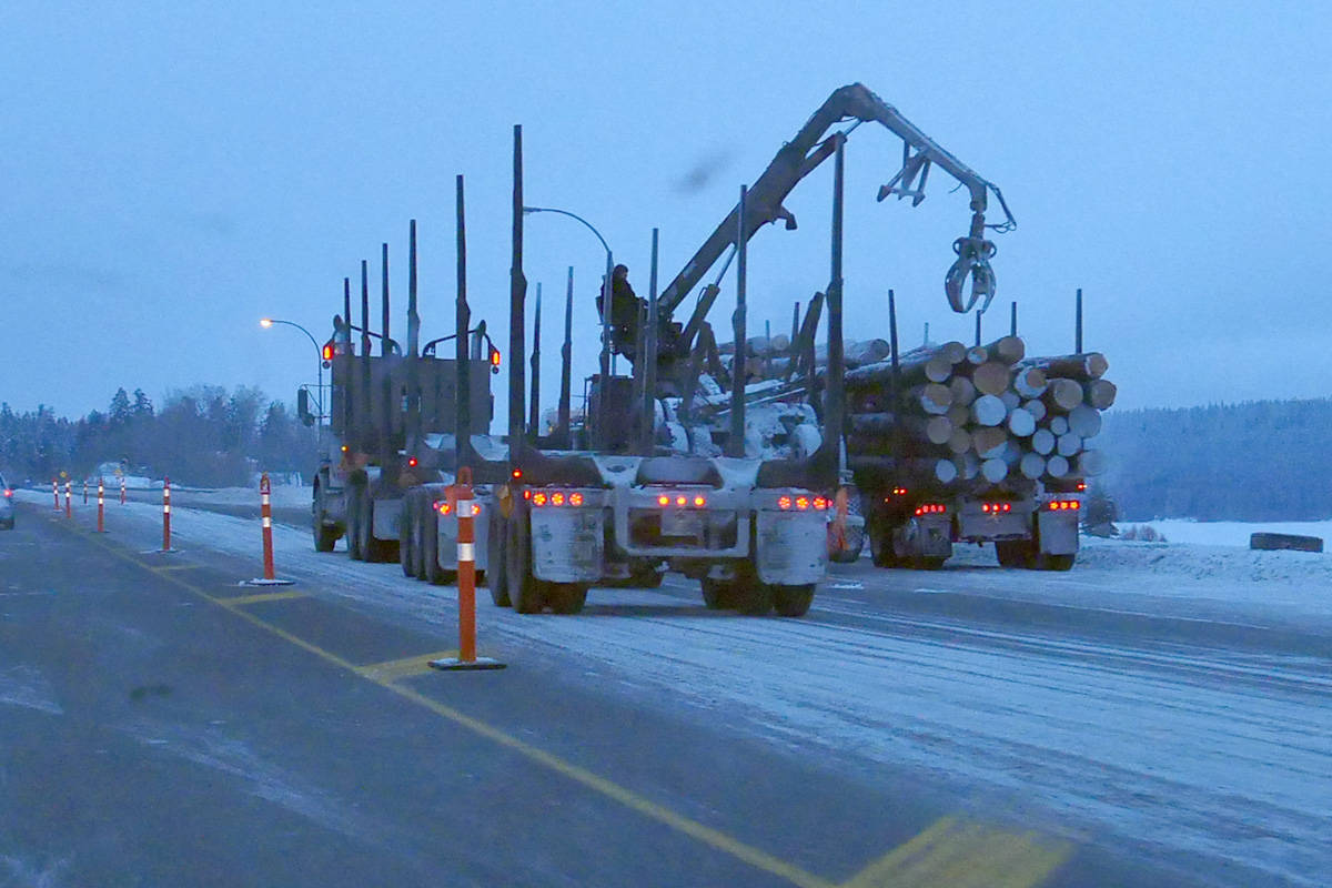 ‘Logging truck jackknifed’ in fatal Highway 97 crash Saanich News