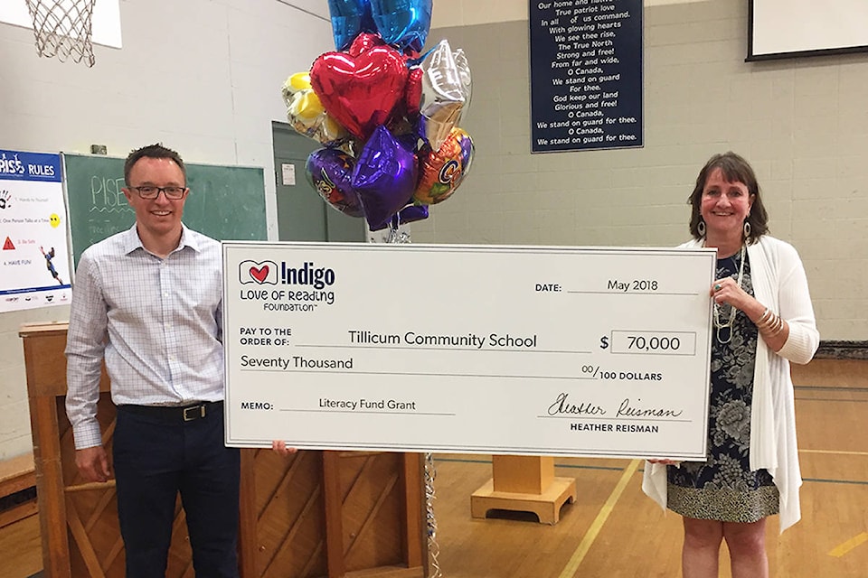 Love of reading pays off for Tillicum elementary - Saanich News