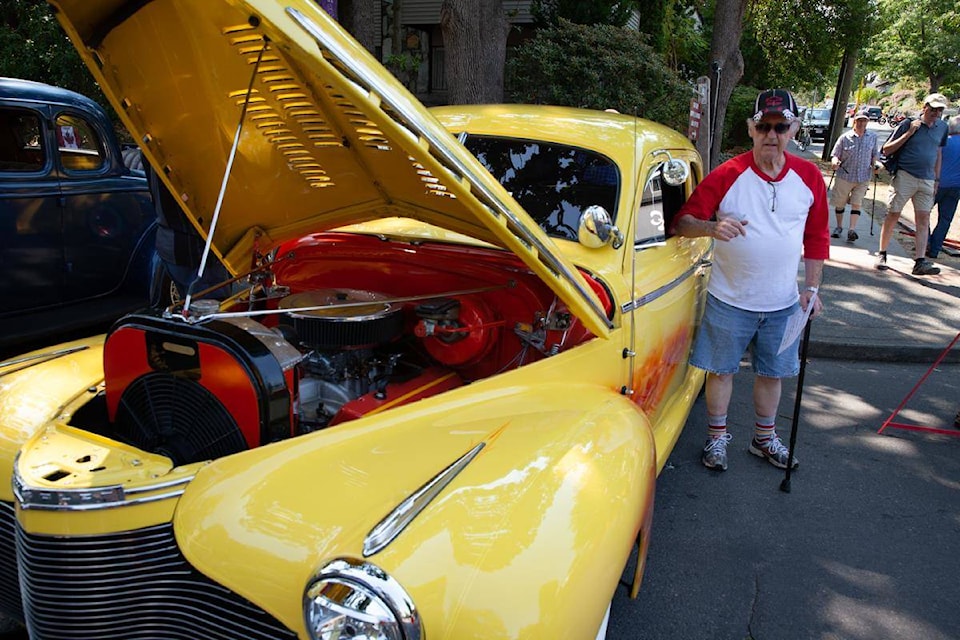 The festival featured 280 to 300 cars – classics, hot rods, exotics, and sports cars. (James MacKenzie/Black Press)