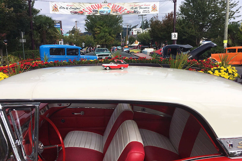 The ninth annual Langford Show and Shine took place on Sunday on Goldstream Avenue and in Veterans Memorial Park. (Don Denton/Black Press Staff)