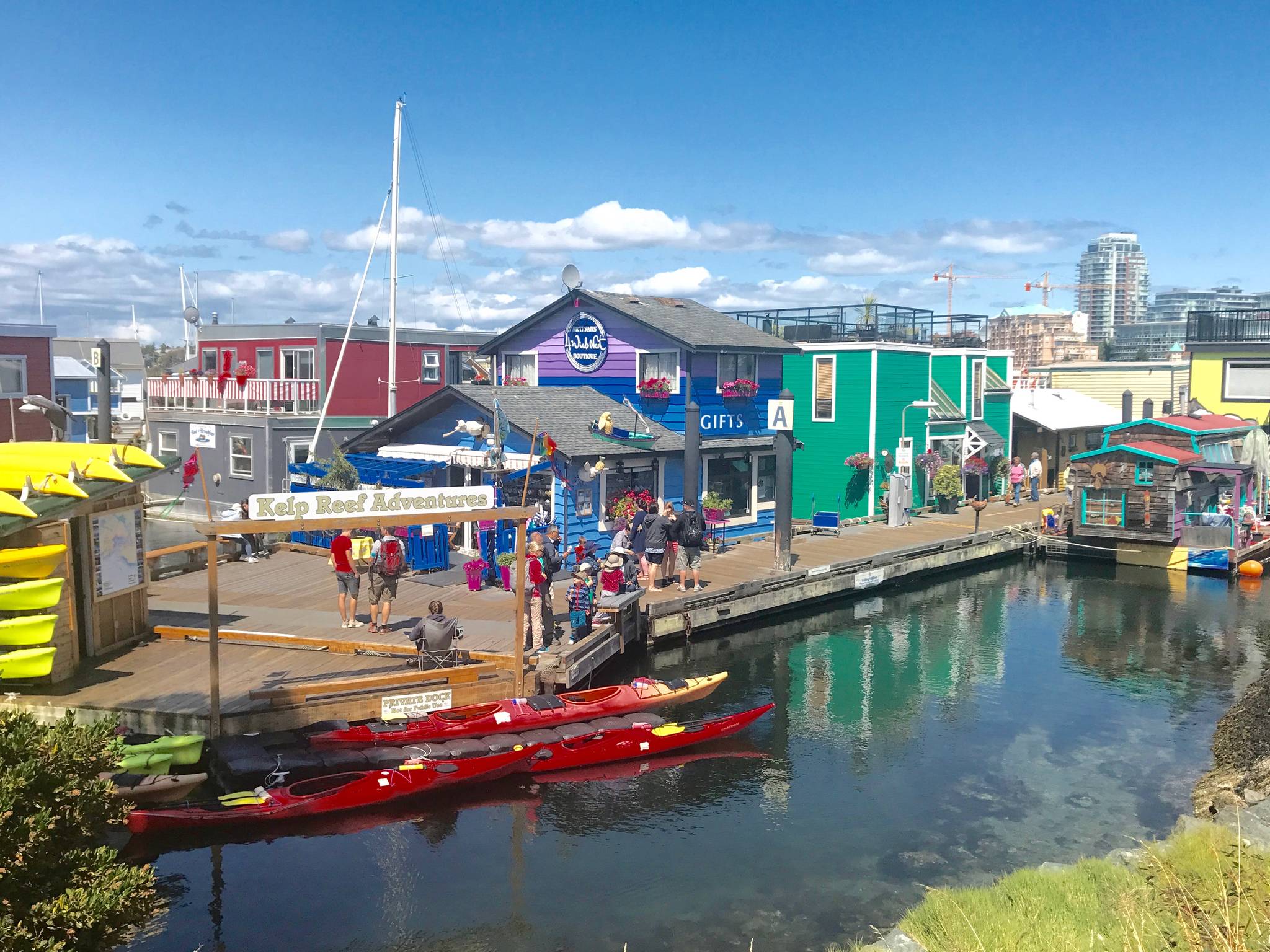The colourful docks of Fishermans Wharf are always fun to explore. Jennifer Blyth photo