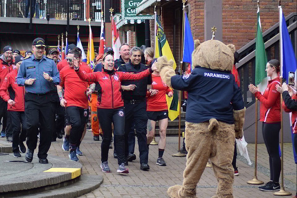 The 2022 Wounded Warrior Run concludes at Victoria’s Market Square on March 6. (Kiernan Green/News Staff)