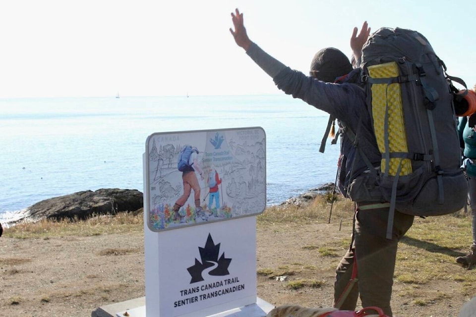 Melanie Vogel became the first woman to complete a coast-to-coast-to-coast through-hike of the Trans Canada Trail. (Hollie Ferguson/News Staff)