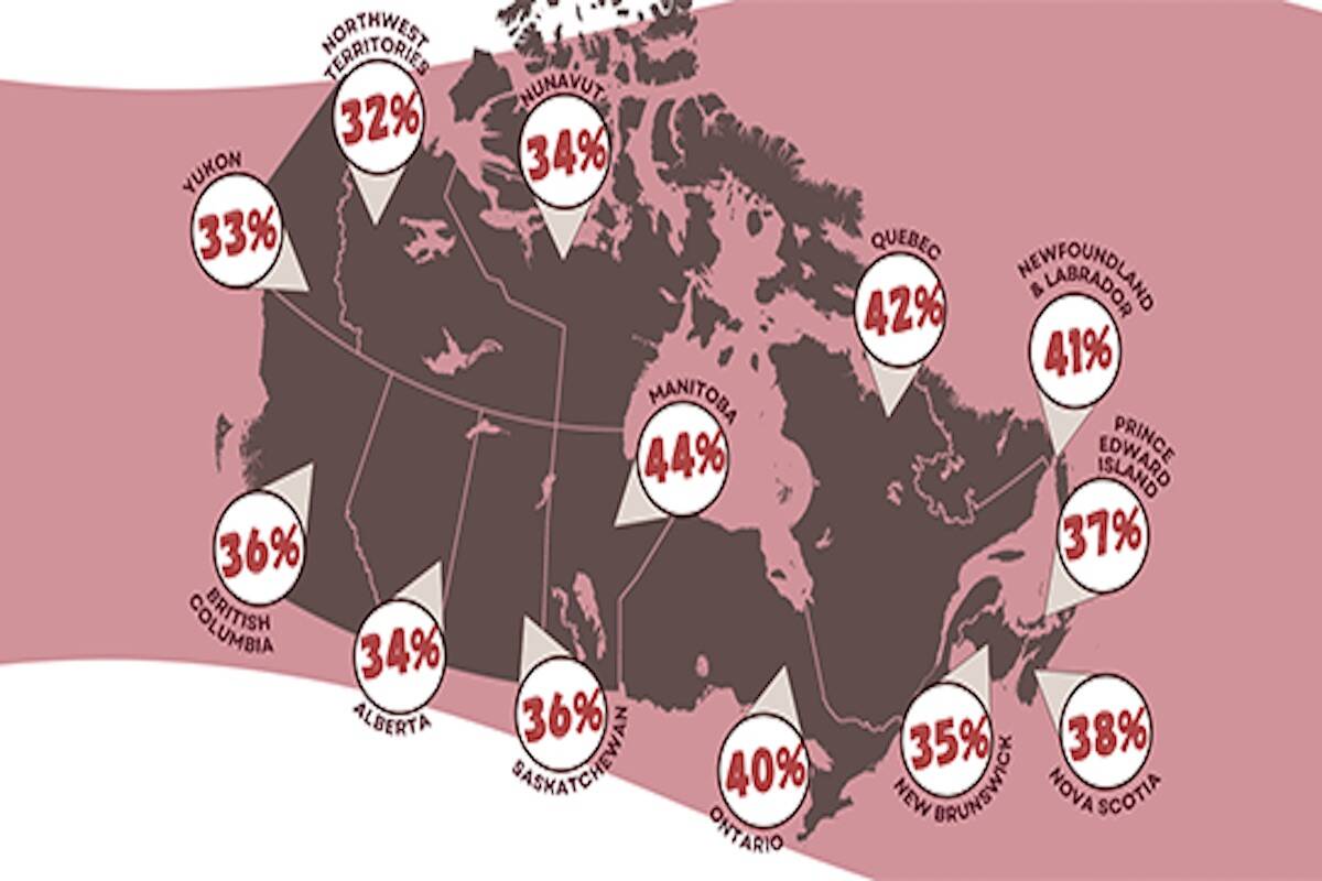 The Canadian Alcohol Policy Evaluation (CAPE) project, a comprehensive evaluation and scoring of how the beverages are regulated, found B.C. garnered a failing grade of 36 per cent. (Photo courtesy of the Canadian Alcohol Policy Evaluation)