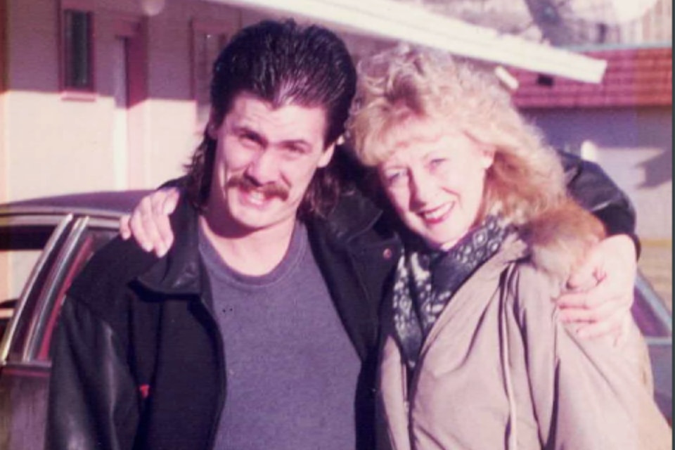 Lorraine Aspin is looking for answers in the 2019 disappearance and murder of her son Kelly McLeod, seen here in happier times. 