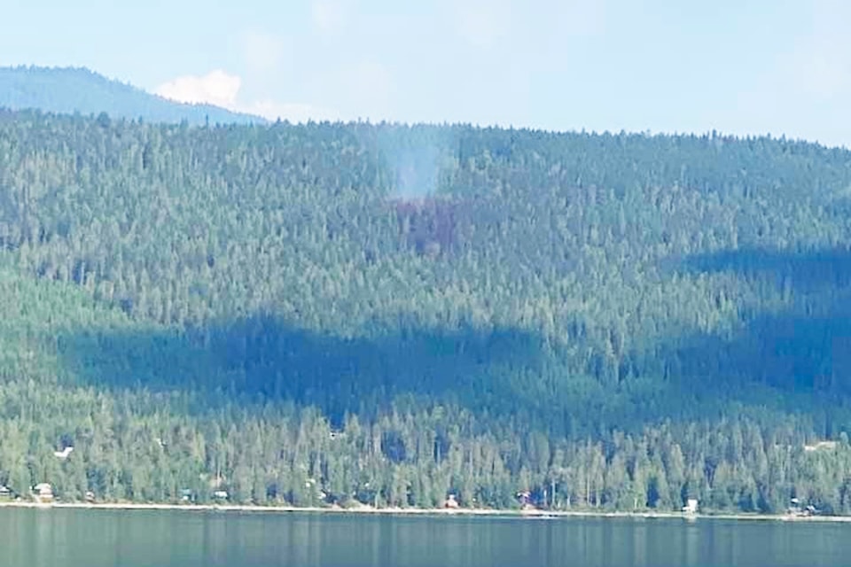 Progress was being made on the Lower Blueberry Creek wildfire at Seymour Arm on Friday, July 19, 2024. 