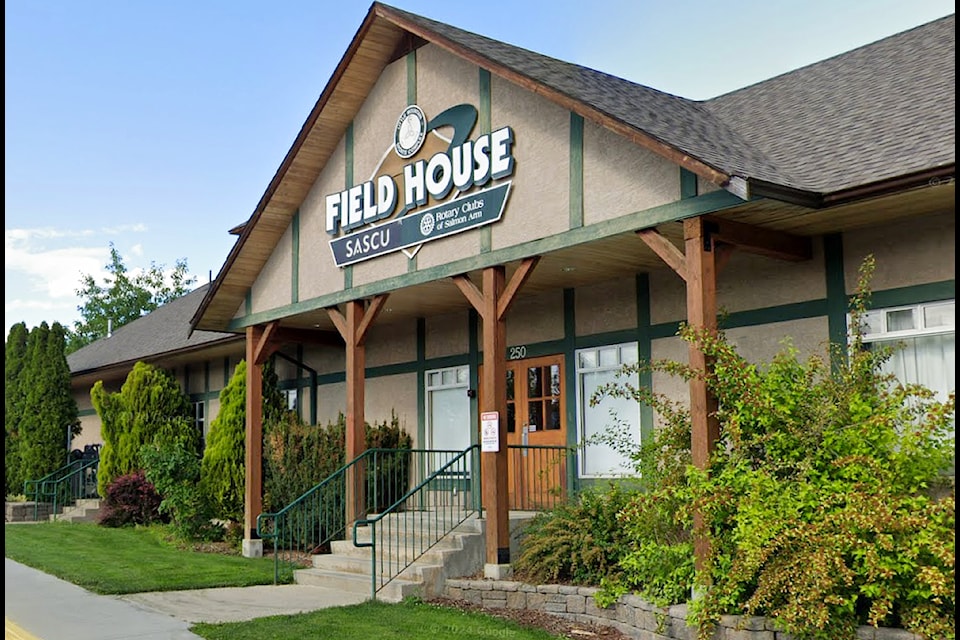 Salmon Arm's Little Mountain Field House. 