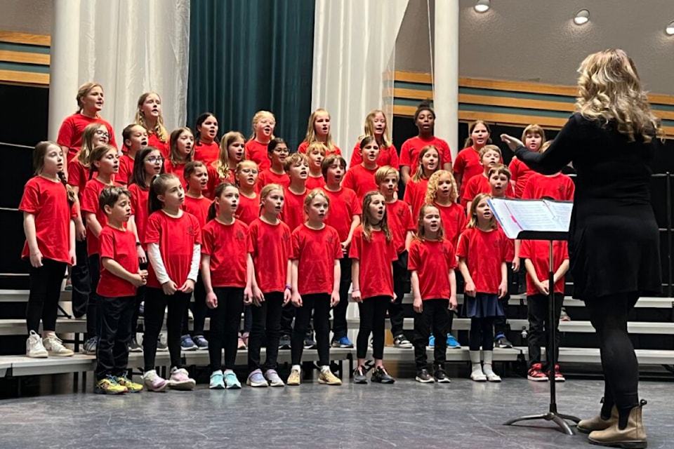 The Shuswap Music Festival is returning for its 25th anniversary event this April in support of young musicians, such as the Bastion Elementary School Choir that performed last year.