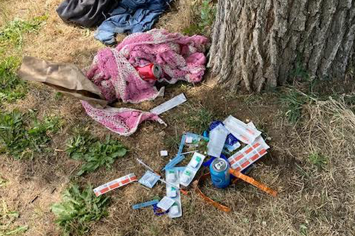 Okanagan man says dog fell ill after finding drug paraphernalia at city fields