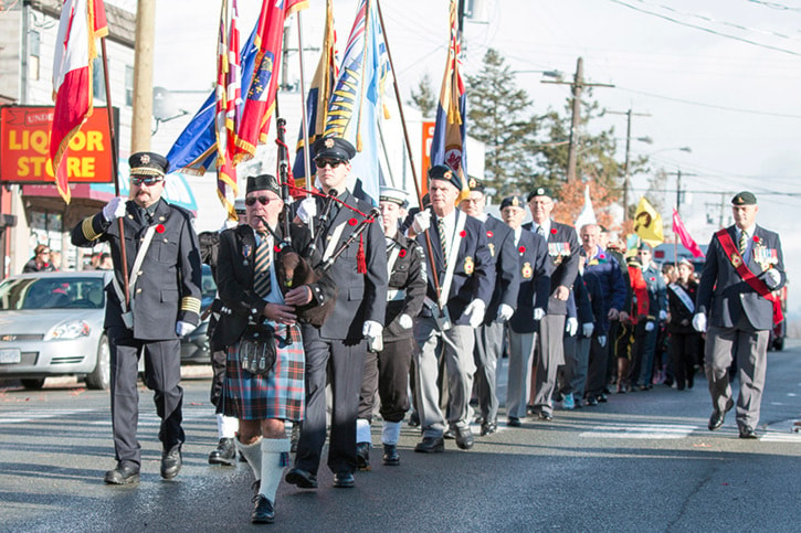 Remembrance day parade