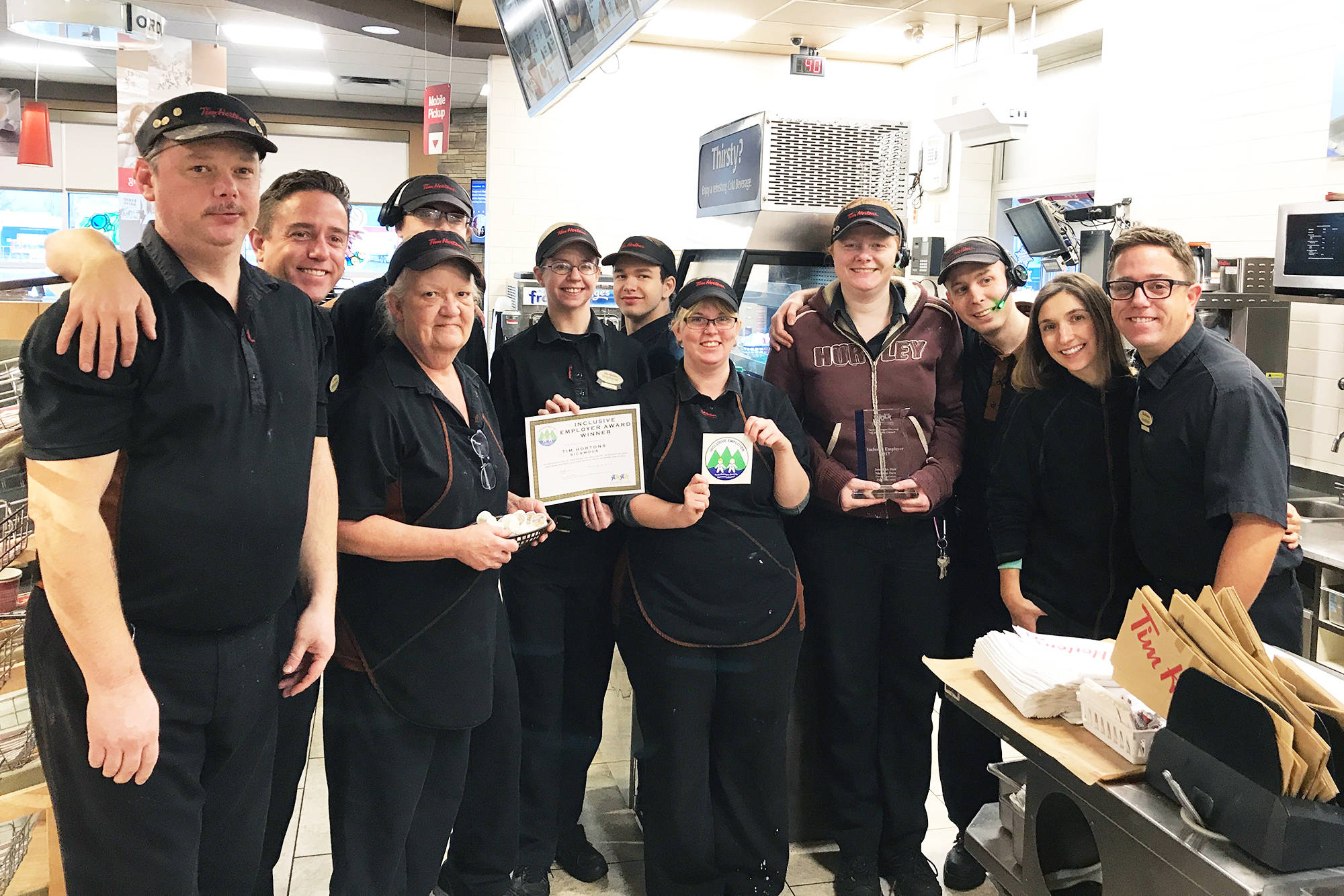 Tim Hortons owners honoured Salmon Arm Observer