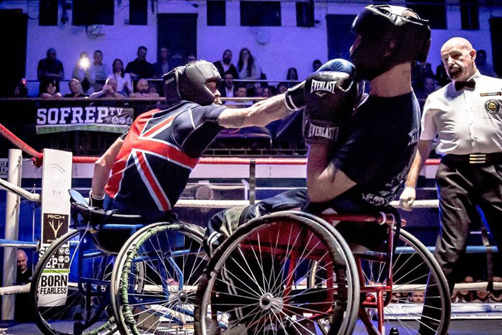 Wheelchair boxing demo prompts jab at national movement Salmon Arm
