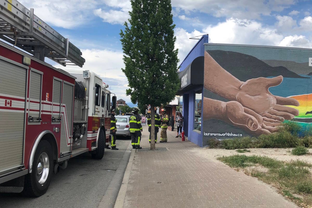 Crews respond to smoke at Penticton thrift store Salmon Arm Observer Crews respond to smoke at Penticton thrift store Salmon Arm Observer
