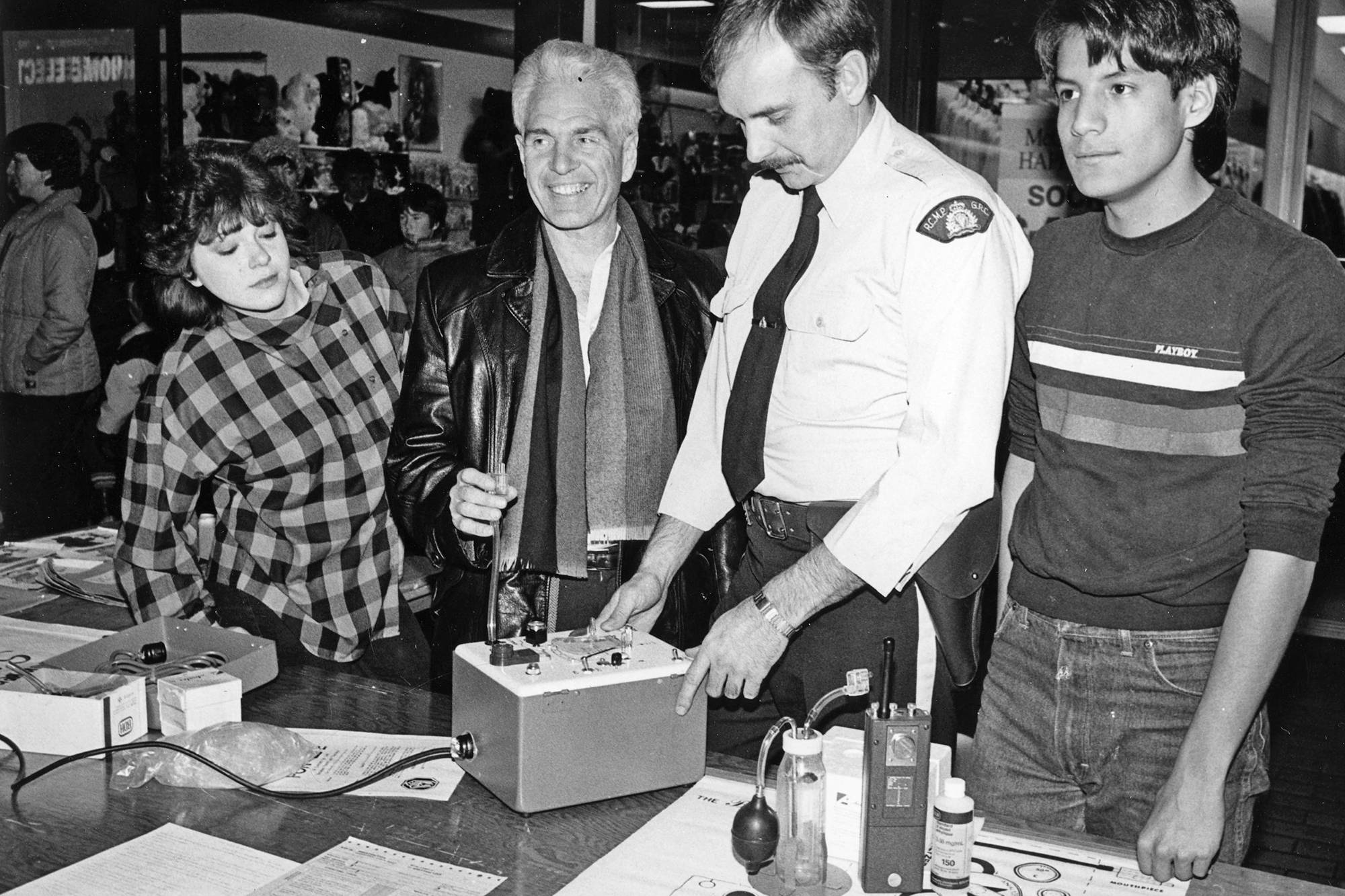 Salmon Arm history in pictures breathalyzer test Salmon Arm Observer