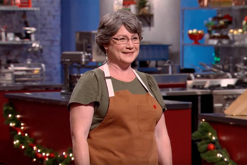 Janet Letendre a.k.a “GrammaBears”, from Malakwa, B.C. is the only Canadian competing on the Holiday Baking Championship. (Holiday Baking Championship)