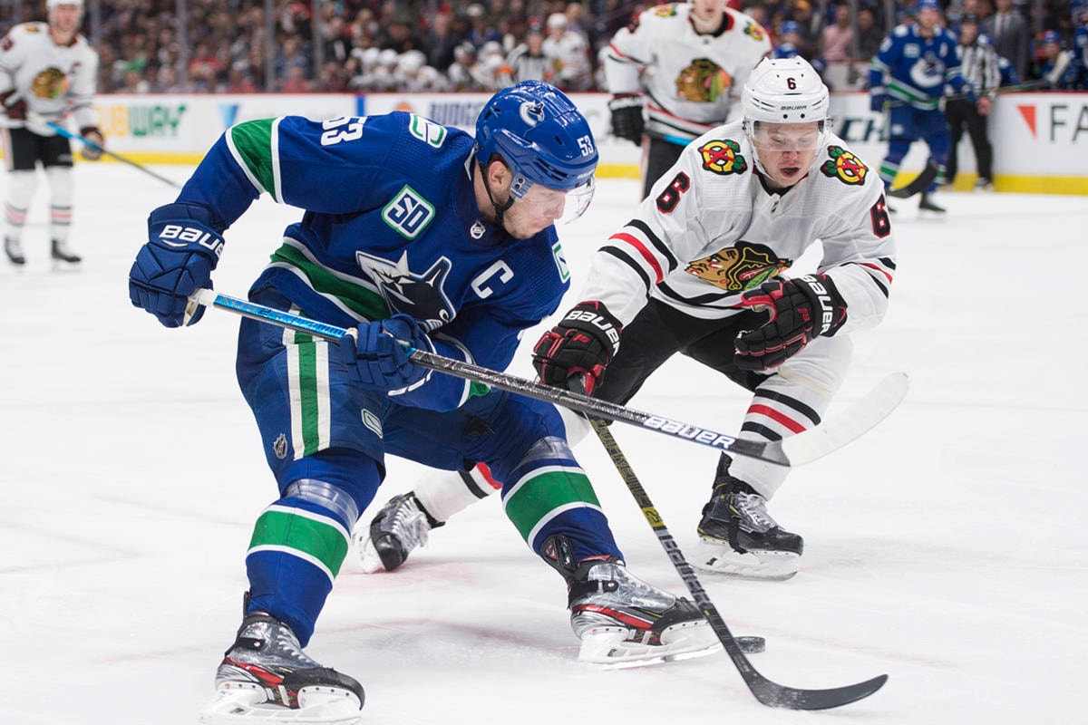 Captain Bo Horvat has 4 points to lead Canucks to 5-2 road win