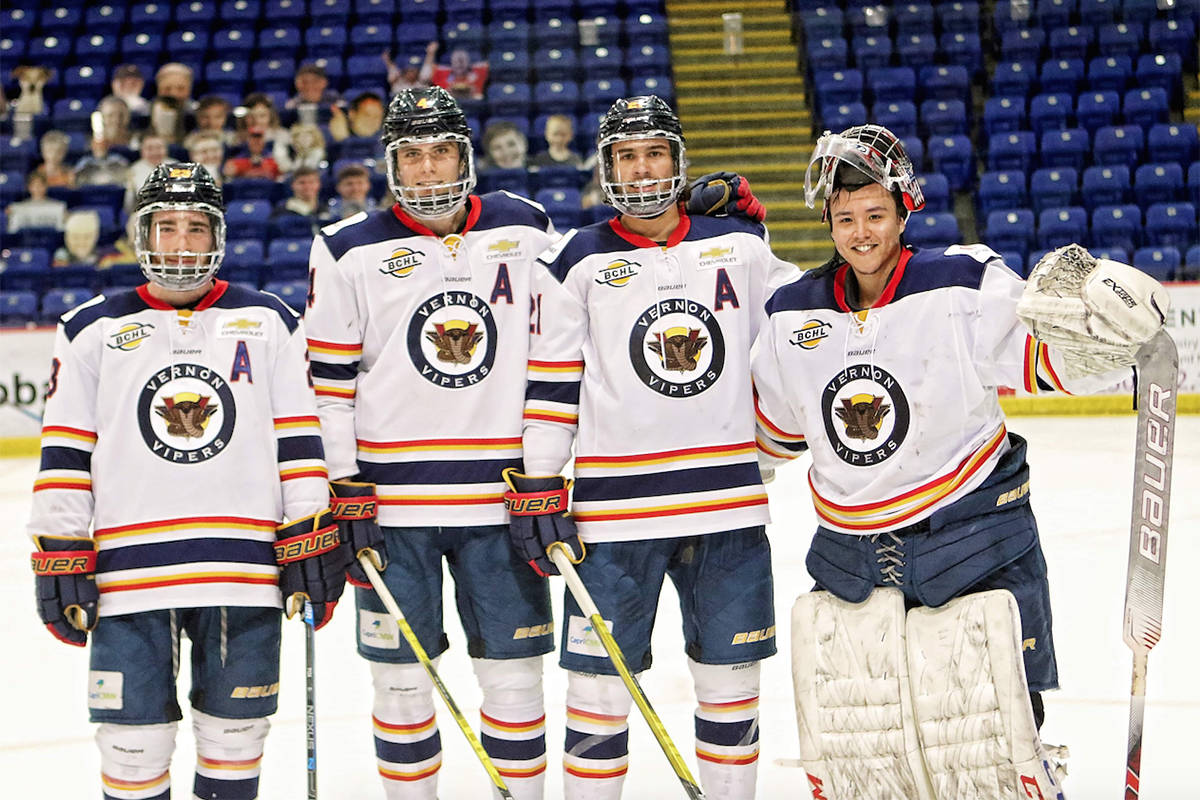 VIDEO Vipers beat Salmon Arm, clinch top spot in BCHL Vernon pod