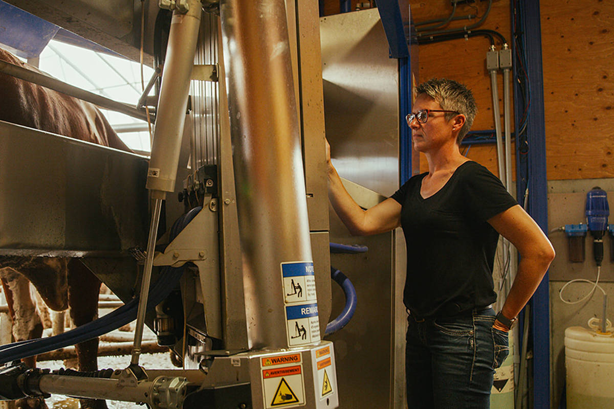 Belinda Arpagaus is a fifth-generation dairy farmer, but only the second generation to farm Seeland Dairy in Enderby.