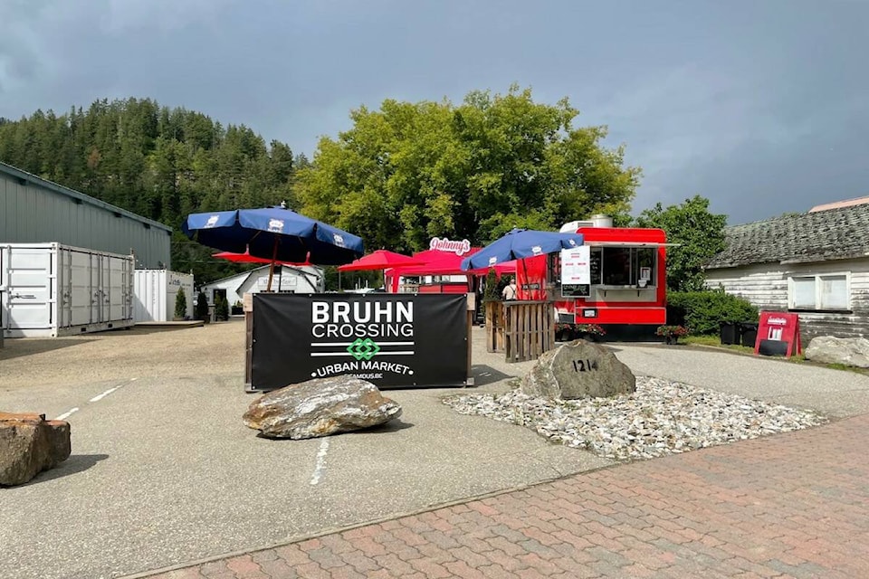 Bruhn Crossing’s Urban Market provides local businesses the chance to run their business from shipping containers. (Brenda Dalzell photo)