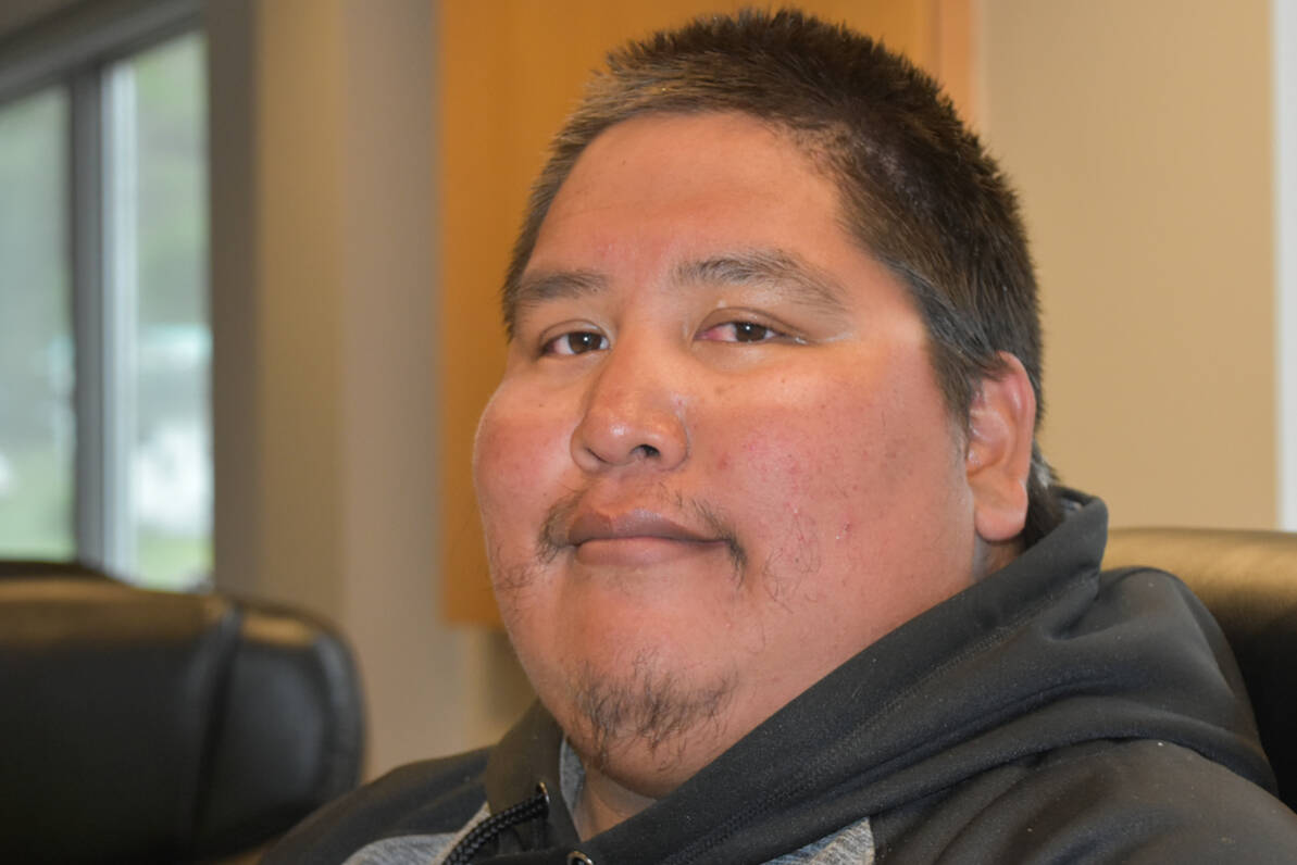 Acting Adams Lake Kukpi7 (Chief) and Councillor Cory Sampson, filling in for Kukpi7 Lynn Kenoras-Duck Chief who was away, welcomed the 21 canoe families on July 15 who were participating in the 12-day 2022 Pulling Together Canoe Journey. (Martha Wickett-Salmon Arm Observer)
