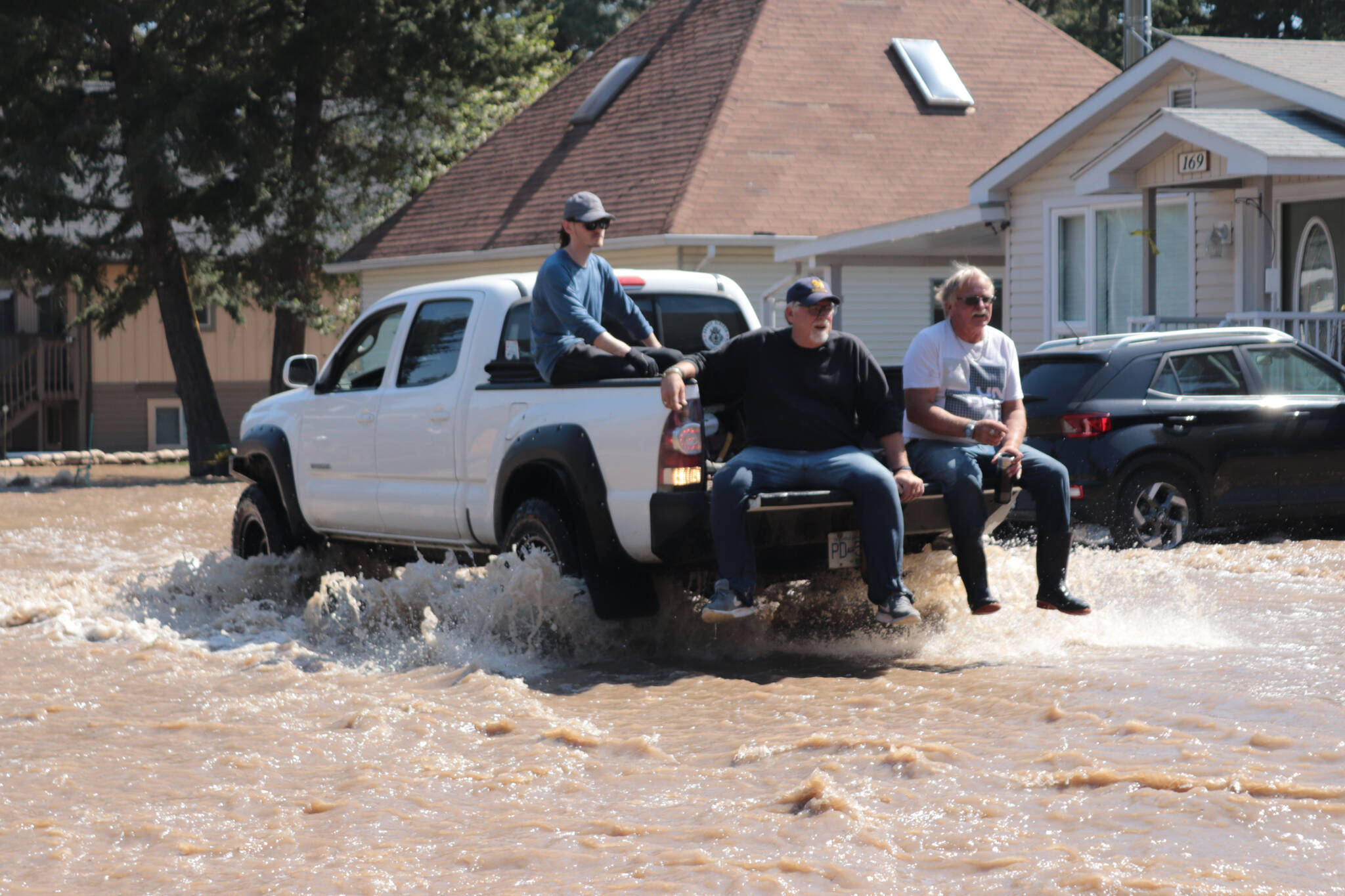 Parker Cove residents evacuated due to flood risk on Westside Salmon