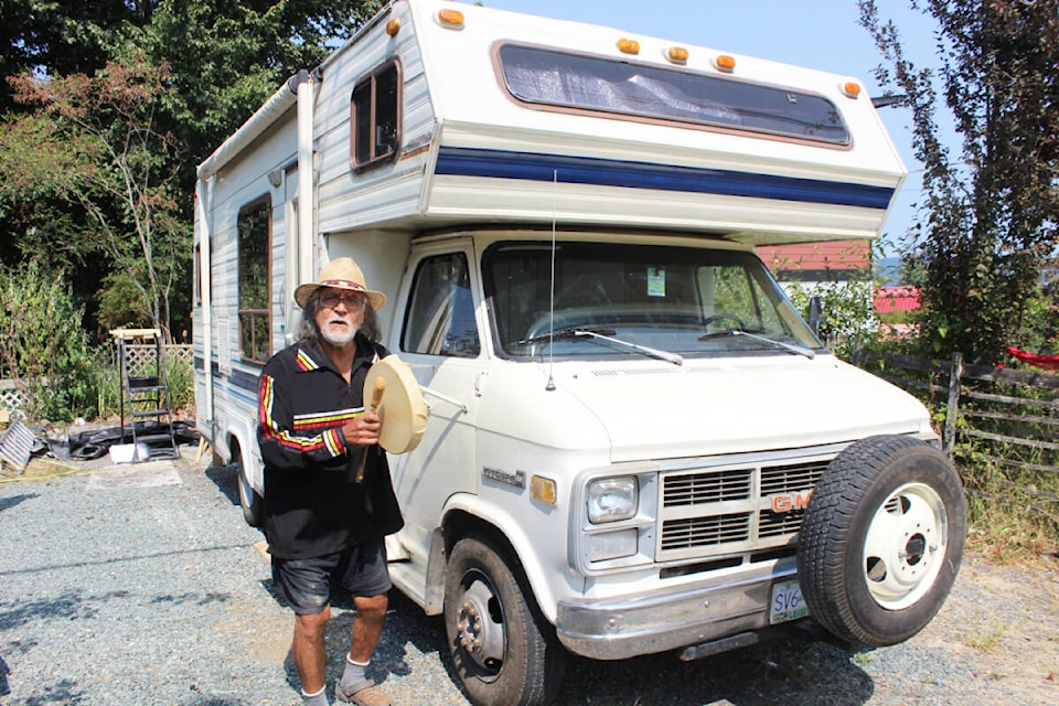 IceBear and wife Charronne will log some long miles in this RV from their Crofton home to Ontario. (Photo by Don Bodger) 