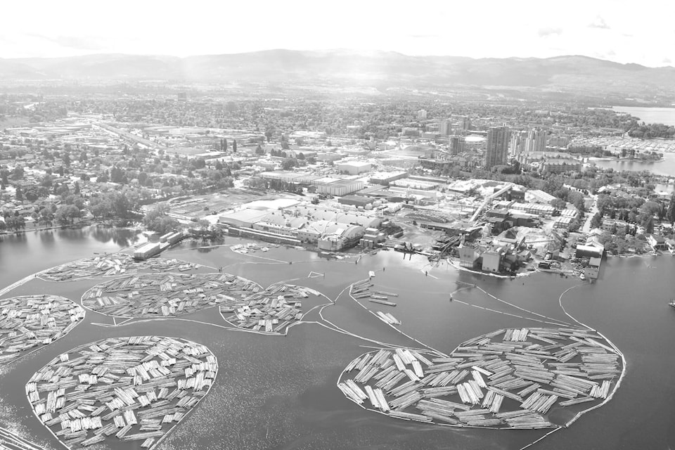 The Tolko Mill in 鶹ѡ as seen from the air in the undated photo. (Black Press file photo) 
