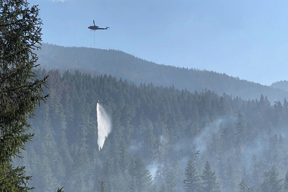 The Kookipi Creek wildfire is an estimated 18,045.3 hectares as of Monday, Sept. 4, 2023 and remains out of control. (BC Wildfire Service) 