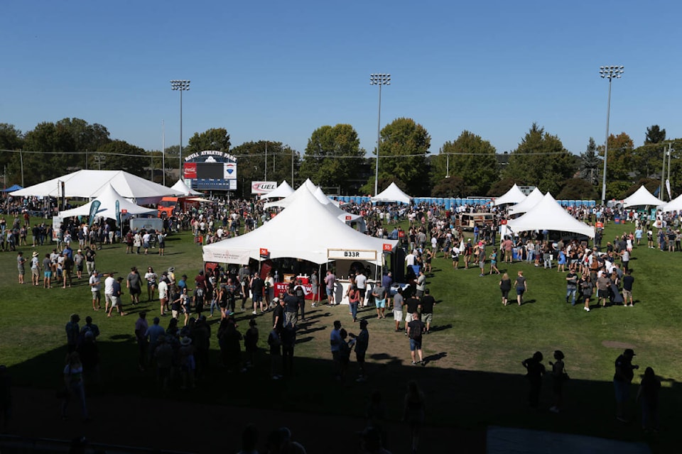 Thousands poured into Royal Athletic Park Saturday (Sept. 9) as the Great Canadian Beer Festival returned for its 29th year. (Justin Samanski-Langille/News Staff) 