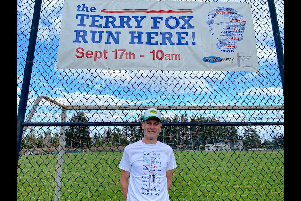 Mark Swannell who moved to the valley from Manchester just five years ago is organizing the annual Terry Fox run for a second year in a row, which will be held at Evans Park in Duncan for the first time ever. (Chadd Cawson/Citizen) 