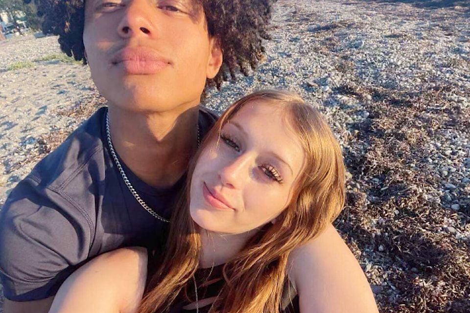 Sarah Mingo and her boyfriend Max Mnguni have a long road to recovery after being seriously injured in a crash involving the motorcycle they were riding and an SUV in Maple Ridge on Friday, Sept. 8. (Special to The News) 