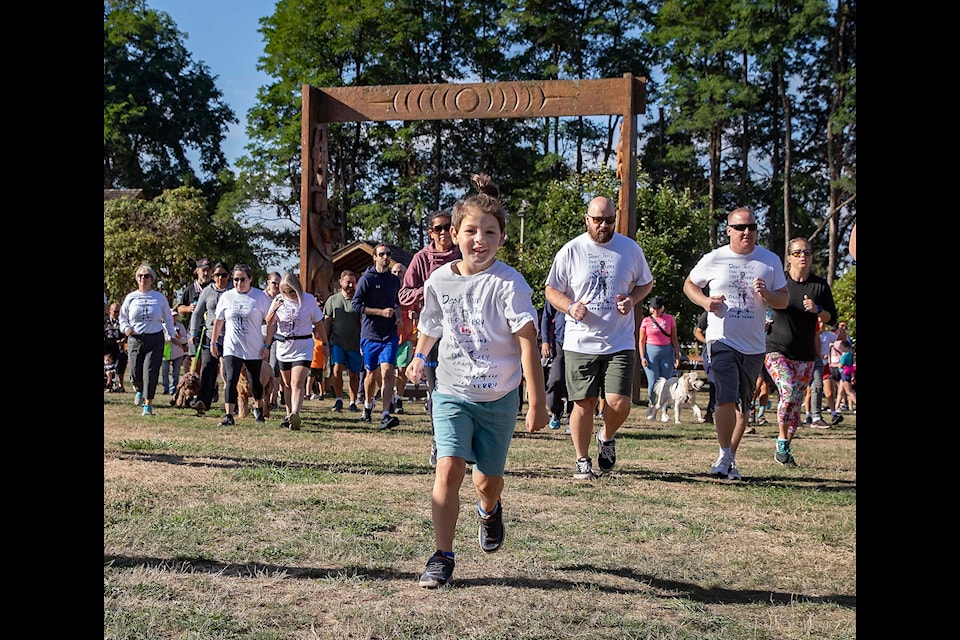 Mission’s annual Terry Fox Run at Fraser River Heritage Park on Sunday (Sept. 17) raised over $1,000 for cancer research. /Bob Friesen Photo 