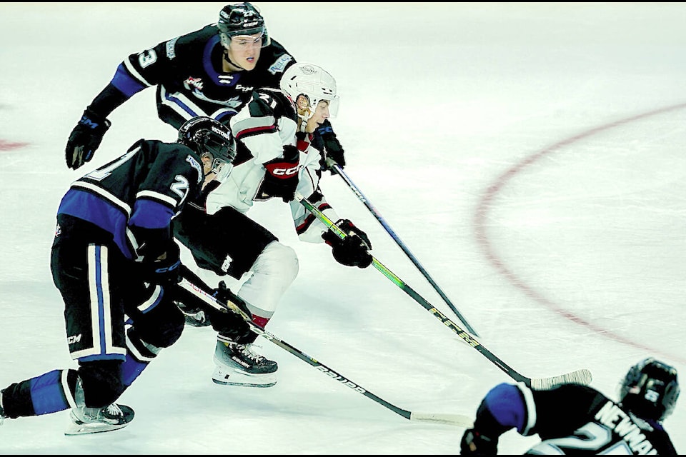  Vancouver Giants downed Victoria Royals 4-1 at Langley Events Centre Friday, Sept. 22, to open their regular season. (Wes Shaw/ ShotBug Press/Special to Langley Advance Times) 