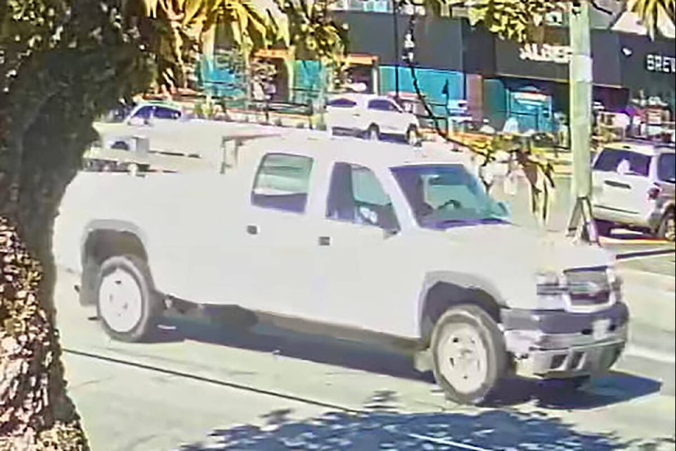 RCMP obtained this CCTV footage of the suspect vehicle. (SUBMITTED PHOTO) 