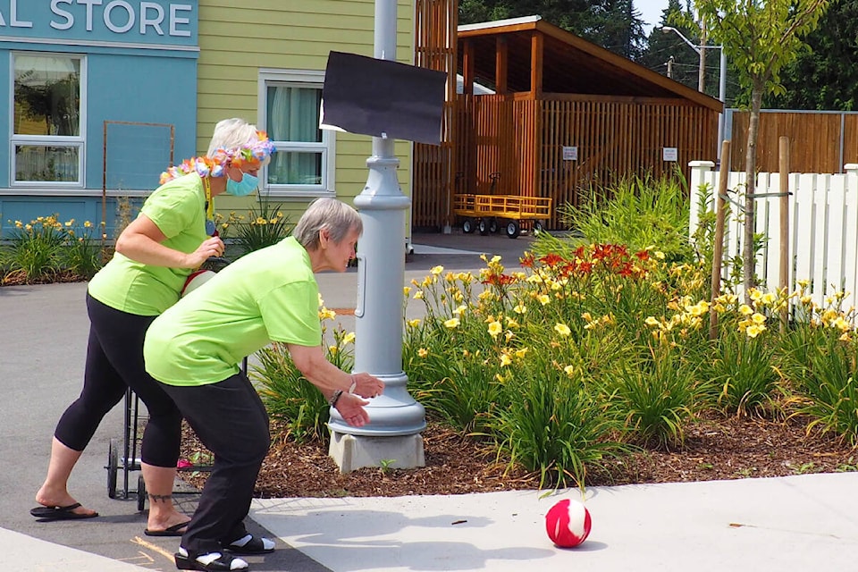 From bowling to shooting hoops, all the Villagers enjoyed taking part in The Village 91ԭ Sports Day, last held in 2020. The event is back this year, but this time the competition runs the full week leading up to National Seniors Day. (Special to 91ԭ Advance Times) 