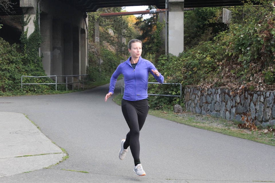 Saanich runner aiming for finish line of $1M in donations
