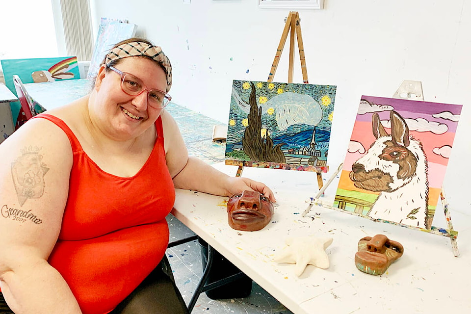 Jessica Isaac has been with the Vicuña studio for more than a decade. (Vicuña Art Studio/Special to The News) 