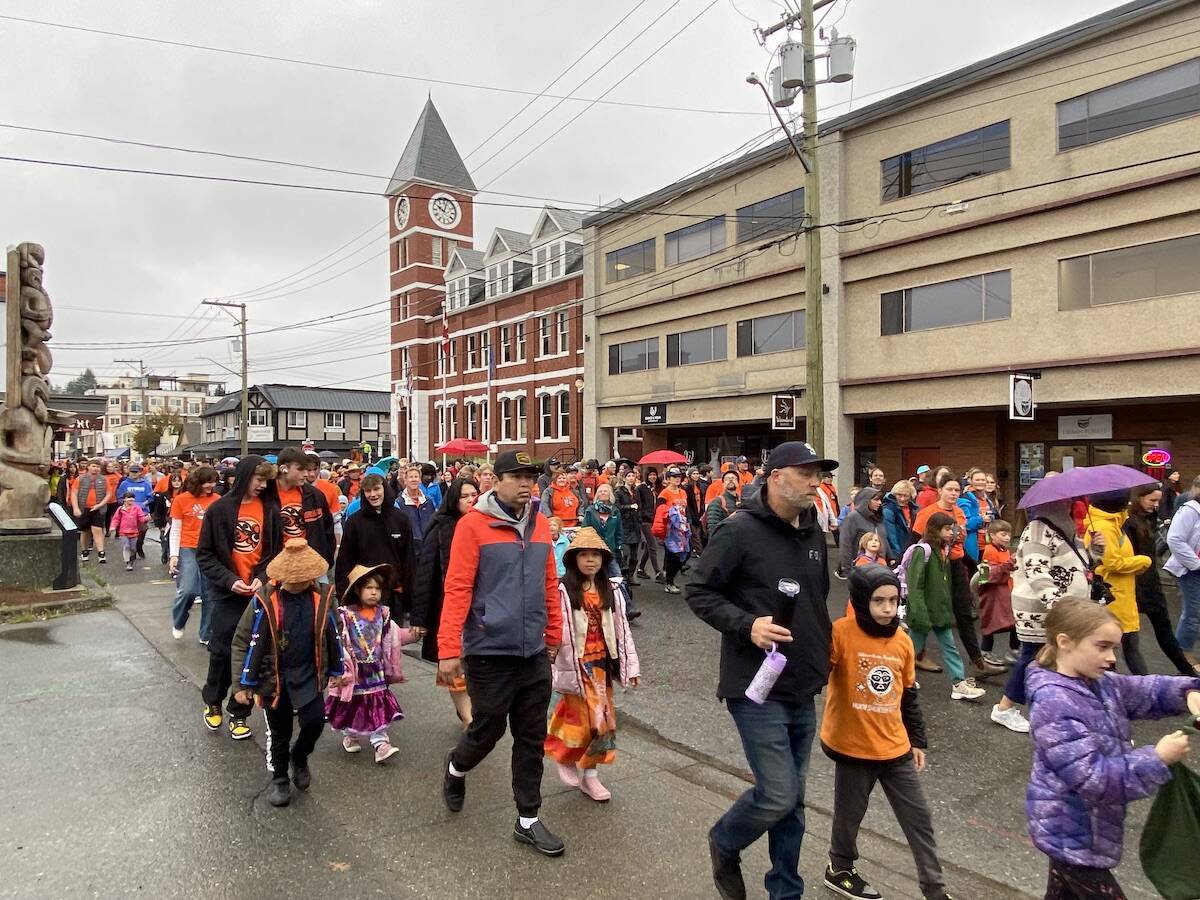 VIDEO: Hundreds join Every Child Matters march through downtown Duncan