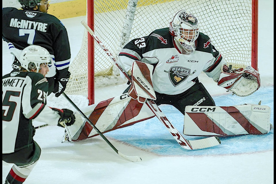Vancouver Giants rebounded from Friday’s loss in a big way on Sunday afternoon, Oct. 1, defeating the visiting Wenatchee Wild 6-2 at the Langley Events Centre. (Wes Shaw/ ShotBug Press/Special to Langley Advance Times) 