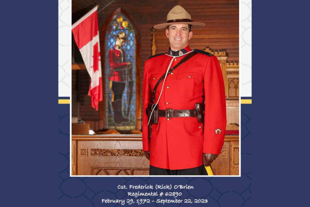 Funeral underway in Langley for Ridge Meadows RCMP constable The
