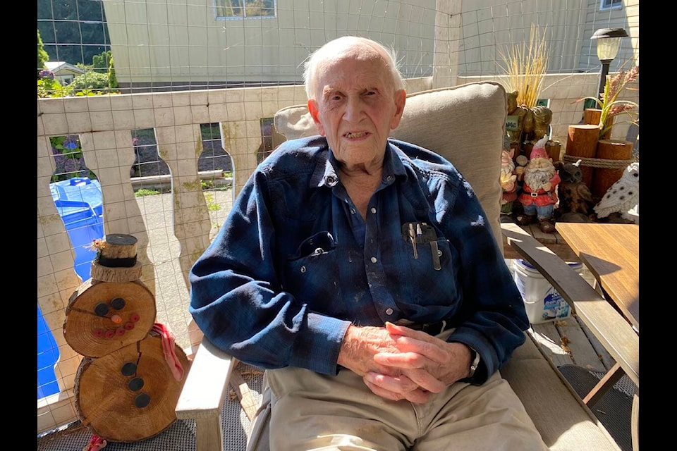 Ahead by a century South Cowichan resident Phil Le Roy turns 103 this