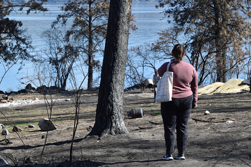 On Saturday, Oct. 7, Camp OAC held an open house for the public to see the devastation the camp encountered from the Grouse Complex of wildfires that hit the Central Okanagan in August. (Jordy Cunningham/Capital News) 