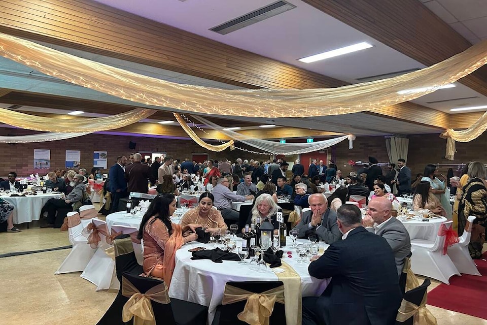 The East Meets West Foundation’s 15th Annual Diwali Dinner was held at the Parkinson Recreation Centre on Oct. 21, 2023. (Photo contributed) 